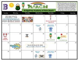 March Activities Calendar!❤