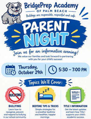 BRIDGEPREP FAMILIES, YOU’RE INVITED!